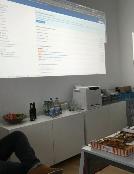 Joomla!-Vortrag am Beamer